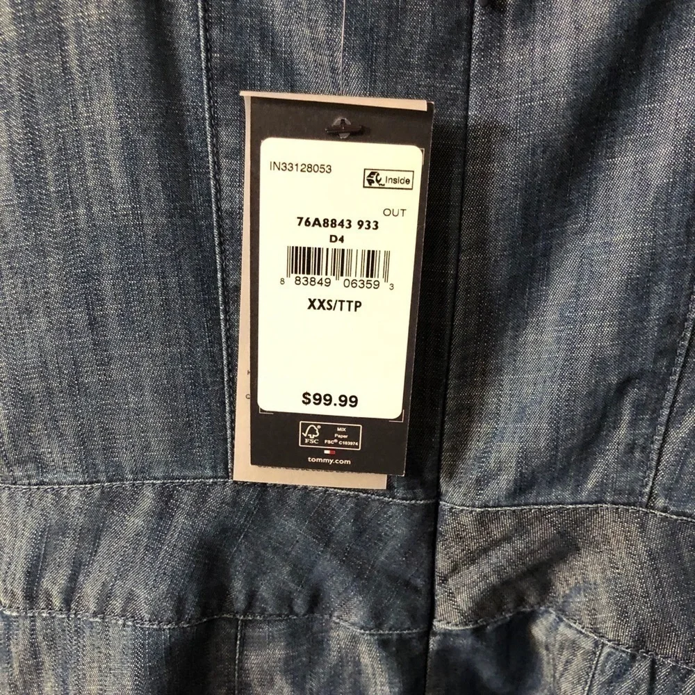 🆕Tommy Hilfiger Jean Dress Size XXS